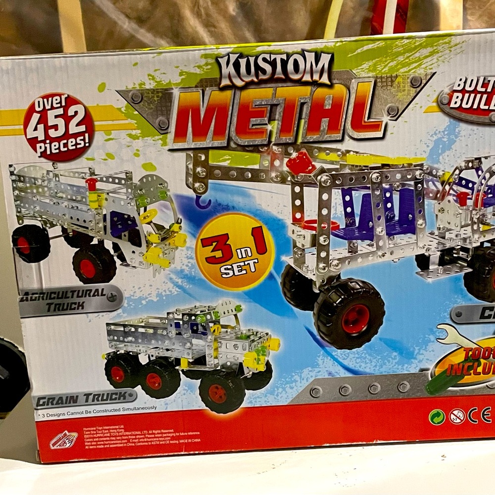 Kustom metal 3-in-1 construction set